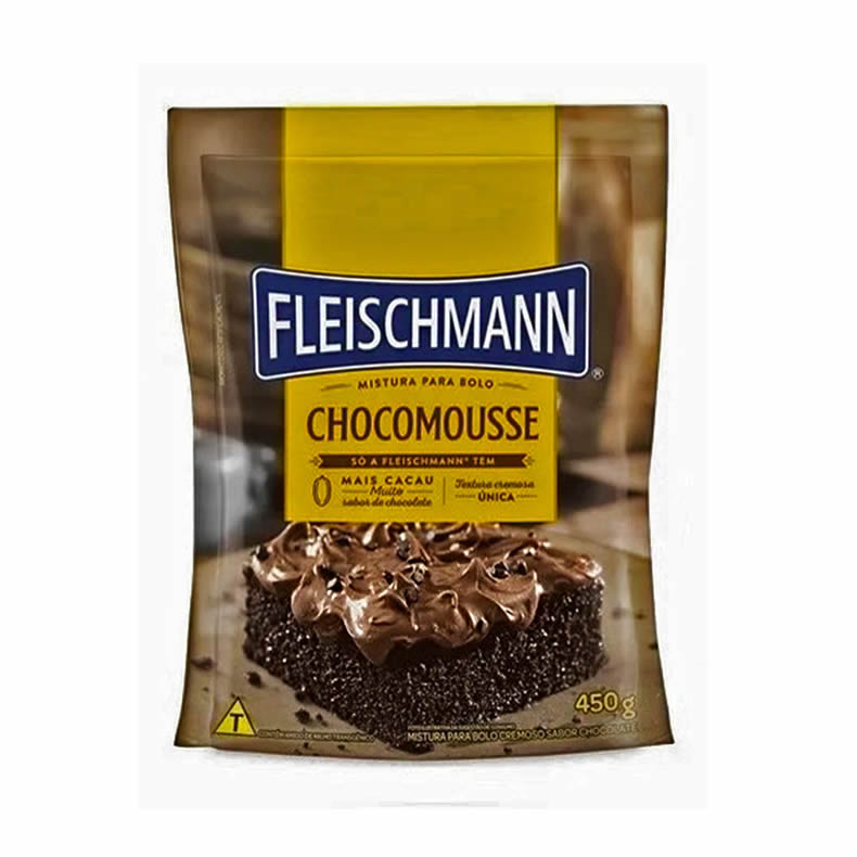 MISTURA PARA BOLO FLEISCHMANN CHOCOMOUSSE 400G
