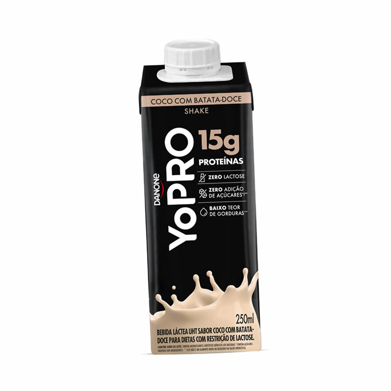 BEB LACTEA YOPRO 15G COCO C BATATA DOCE 250ML