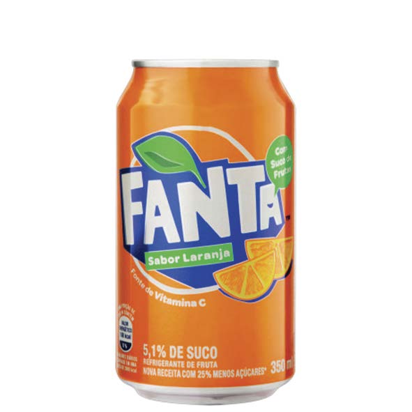 REFRIGERANTE FANTA LARANJA LATA 350ml