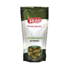 AZEITONAS VERDES EM CONSERVA 300G RAIOLA